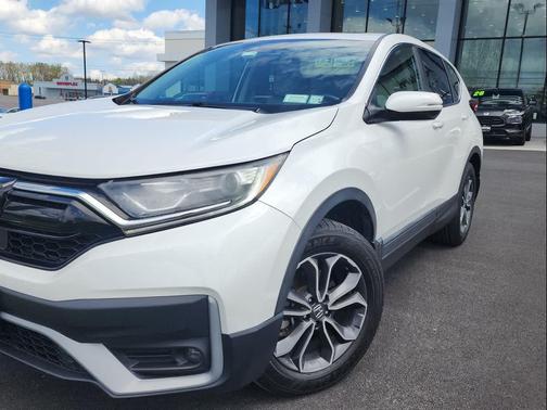 Platinum White Pearl 2021 Honda CR-V AWD EX-L
