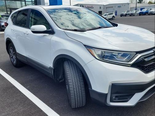 Platinum White Pearl 2021 Honda CR-V AWD EX-L