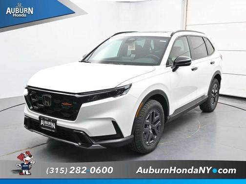 Platinum White Pearl 2026 Honda CR-V Hybrid TrailSport AWD