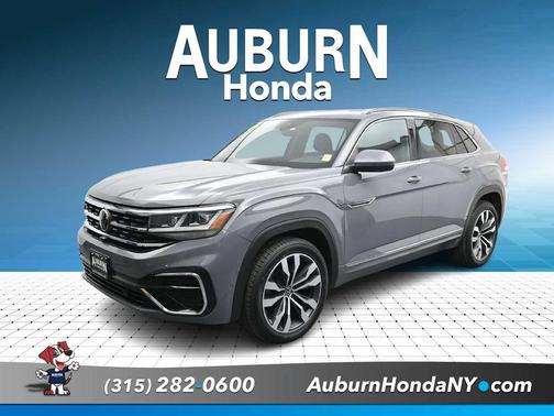 Pure Gray 2020 Volkswagen Atlas Cross Sport 3.6L V6 SEL Premium R-Line