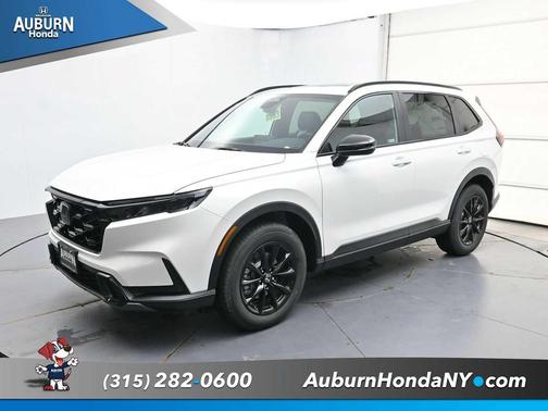 Platinum White Pearl 2026 Honda CR-V Hybrid Sport-L AWD