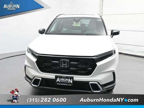 Platinum White Pearl 2026 Honda CR-V Hybrid Sport Touring AWD