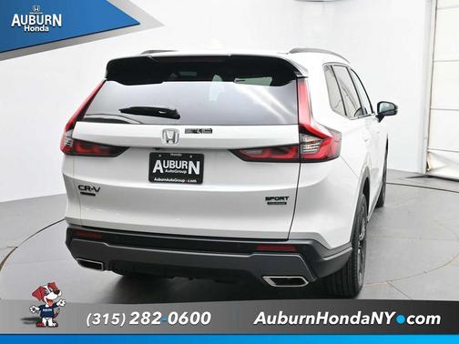 Platinum White Pearl 2026 Honda CR-V Hybrid Sport Touring AWD