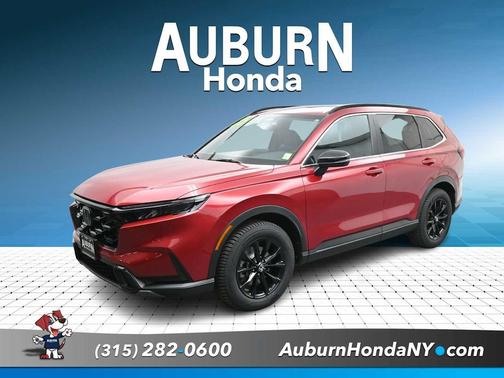 Radiant Red Metallic 2025 Honda CR-V Hybrid Sport AWD
