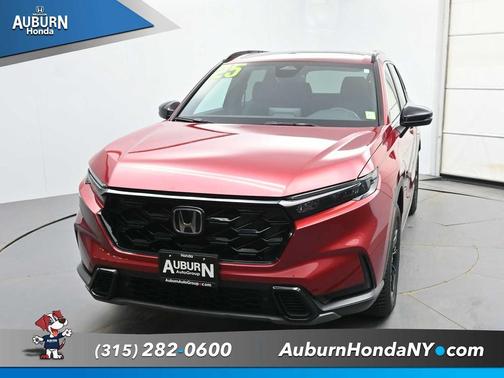 Radiant Red Metallic 2025 Honda CR-V Hybrid Sport AWD