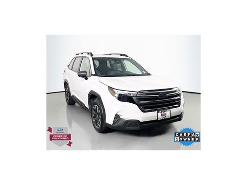 Crystal White Pearl 2025 Subaru Forester Premium