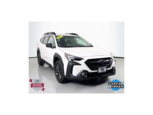 Crystal White Pearl 2025 Subaru Outback Onyx Edition