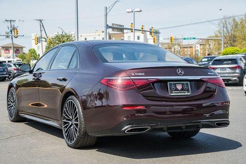 Red Metallic 2023 Mercedes-Benz S-Class S 580 4MATIC
