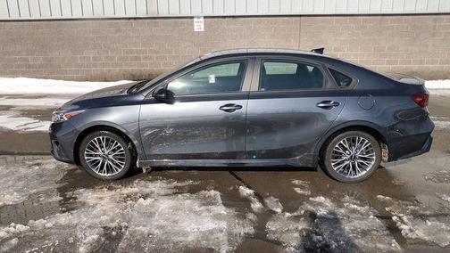 Gravity Gray 2023 Kia Forte GT-Line