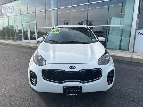 Clear White 2019 Kia Sportage LX
