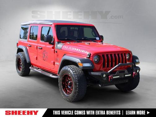 Firecracker Red Clearcoat 2018 Jeep Wrangler Unlimited Sport