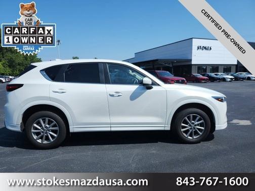 WHITE 2025 Mazda CX-5 CX-5 2.5 S SE AWD
