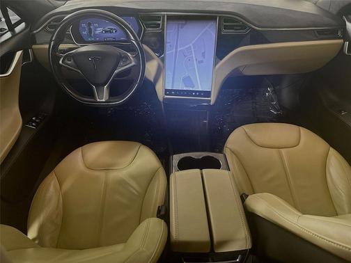 Black 2015 Tesla Model S 85D
