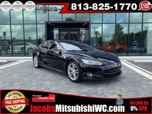 Black 2015 Tesla Model S 85D