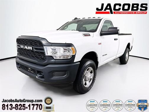 Bright White Clearcoat 2021 RAM 2500 Tradesman Regular Cab 4x4 8' Box