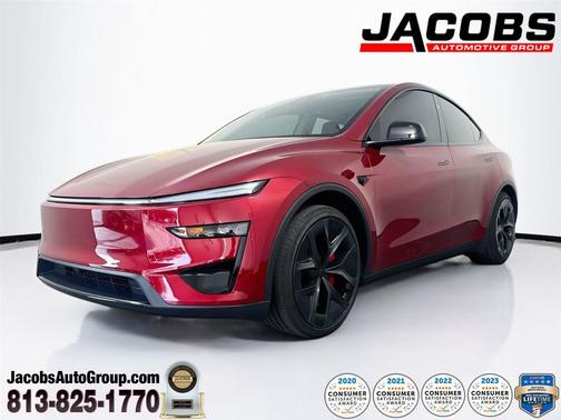 Ultra Red 2026 Tesla Model Y Performance All-Wheel Drive