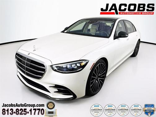 MANUFAKTUR Diamond White 2023 Mercedes-Benz S-Class 4MATIC