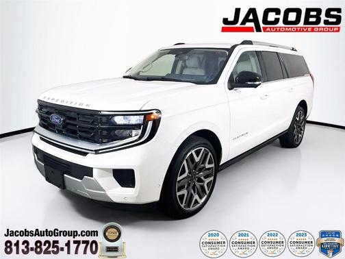 WHITE 2025 Ford Expedition Max Platinum
