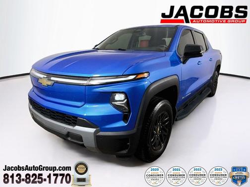 Riptide Blue Metallic 2025 Chevrolet Silverado EV LT