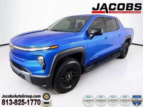 Riptide Blue Metallic 2025 Chevrolet Silverado EV LT