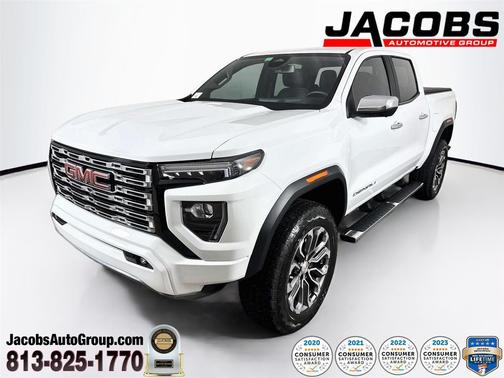 Summit White 2023 GMC Canyon Denali