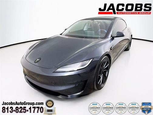 Stealth Grey 2025 Tesla Model 3 Performance