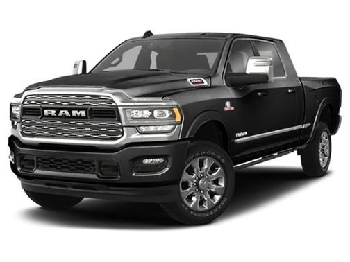 Diamond Black Crystal Pearlcoat 2023 RAM 2500 Limited Mega Cab 4x4 6'4' Box