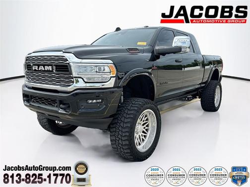 Diamond Black Crystal Pearlcoat 2023 RAM 2500 Limited Mega Cab 4x4 6'4' Box