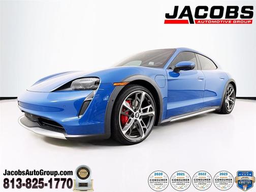 Neptune Blue 2024 Porsche Taycan 4S