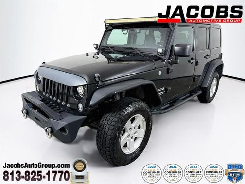 Black Clearcoat 2016 Jeep Wrangler Unlimited Sport