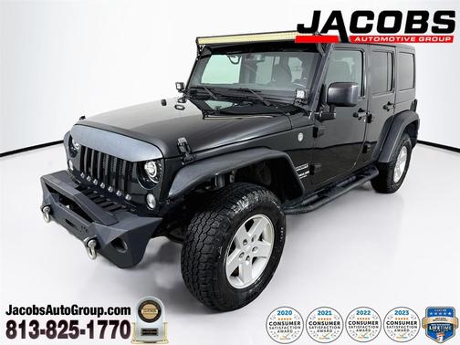 Black Clearcoat 2016 Jeep Wrangler Unlimited Sport