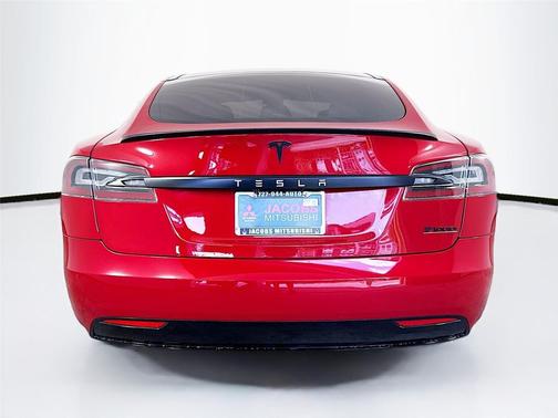 Red Multi-Coat 2017 Tesla Model S P100D