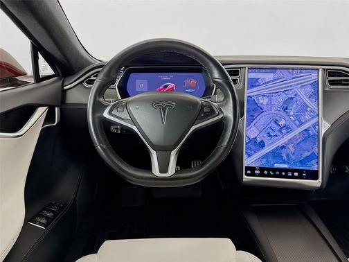 Red Multi-Coat 2017 Tesla Model S P100D
