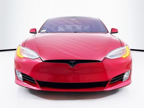 Red Multi-Coat 2017 Tesla Model S P100D