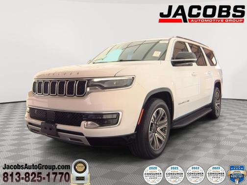 Bright White Clearcoat 2023 Jeep Wagoneer L Series II 4x4