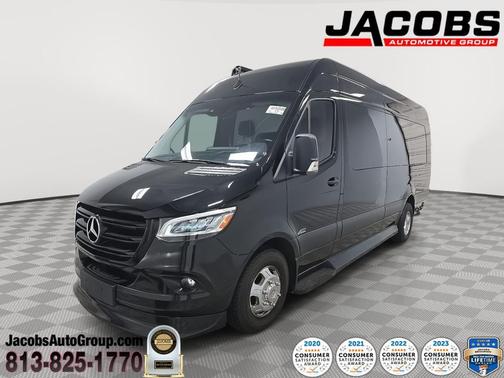 Obsidian Black Metallic 2023 Mercedes-Benz Sprinter 3500XD High Roof