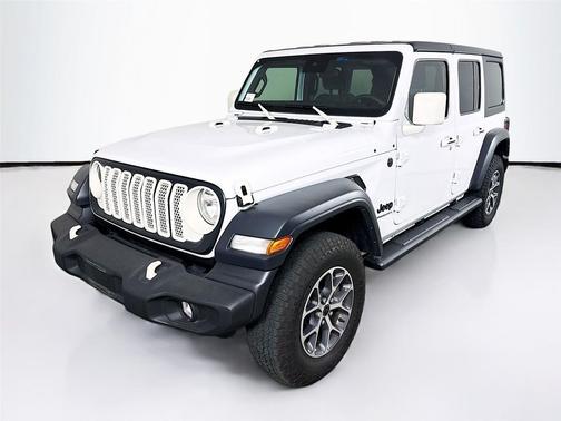 Bright White Clearcoat 2024 Jeep Wrangler Sport S