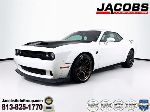 White Knuckle Clearcoat 2022 Dodge Challenger SRT Hellcat