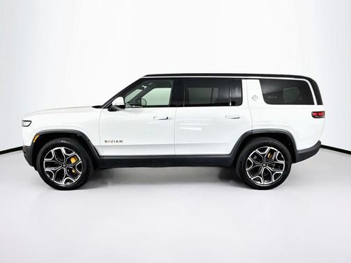 Glacier White 2023 Rivian R1S Adventure