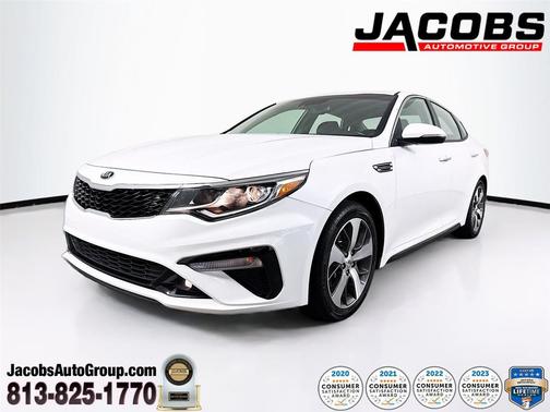 Snow White Pearl 2019 Kia Optima S