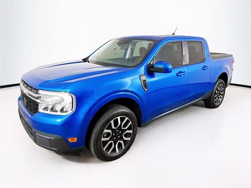 Velocity Blue Metallic 2022 Ford Maverick Lariat