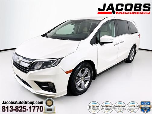 White Diamond Pearl 2019 Honda Odyssey EX