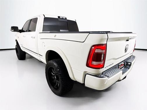 Pearl White 2020 RAM 3500 Limited Crew Cab 4x4 6'4' Box