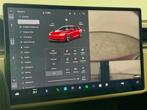 Red Multi-Coat 2023 Tesla Model S Plaid