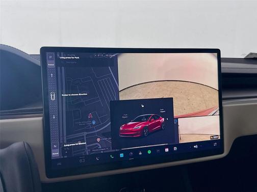 Red Multi-Coat 2023 Tesla Model S Plaid