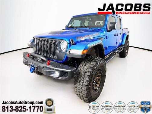Hydro Blue Pearlcoat 2023 Jeep Gladiator Rubicon