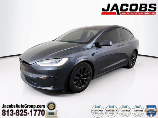 Stealth Grey 2023 Tesla Model X Dual Motor All-Wheel Drive