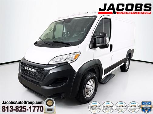 Bright White Clearcoat 2023 RAM ProMaster 1500 Low Roof