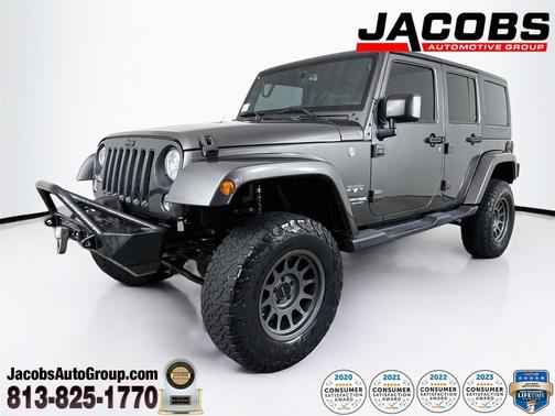 Granite Crystal Metallic Clearcoat 2018 Jeep Wrangler JK Unlimited Sahara