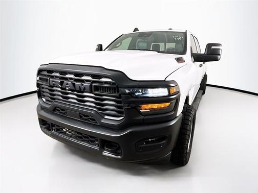 Bright White Clearcoat 2025 RAM 2500 Tradesman Crew Cab 4x4 8' Box